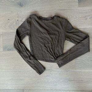 ZARA cropped long sleeve